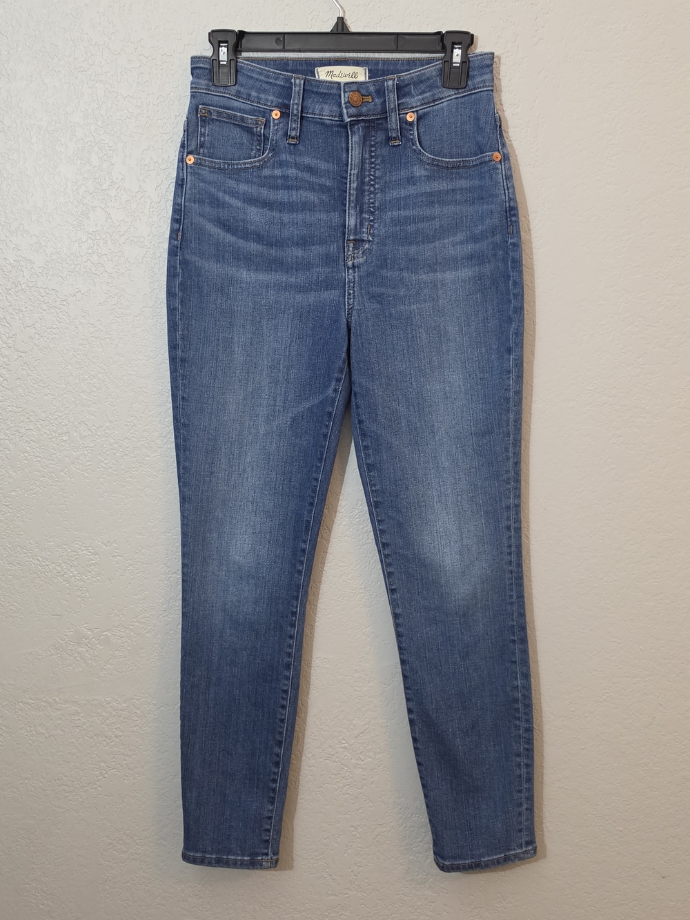 Madewell Curvy High-Rise Skinny Crop Jeans Medium Wash Womens 27
